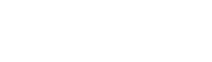 Logotipo oficial da Oxton aplicado sobre fundo escuro